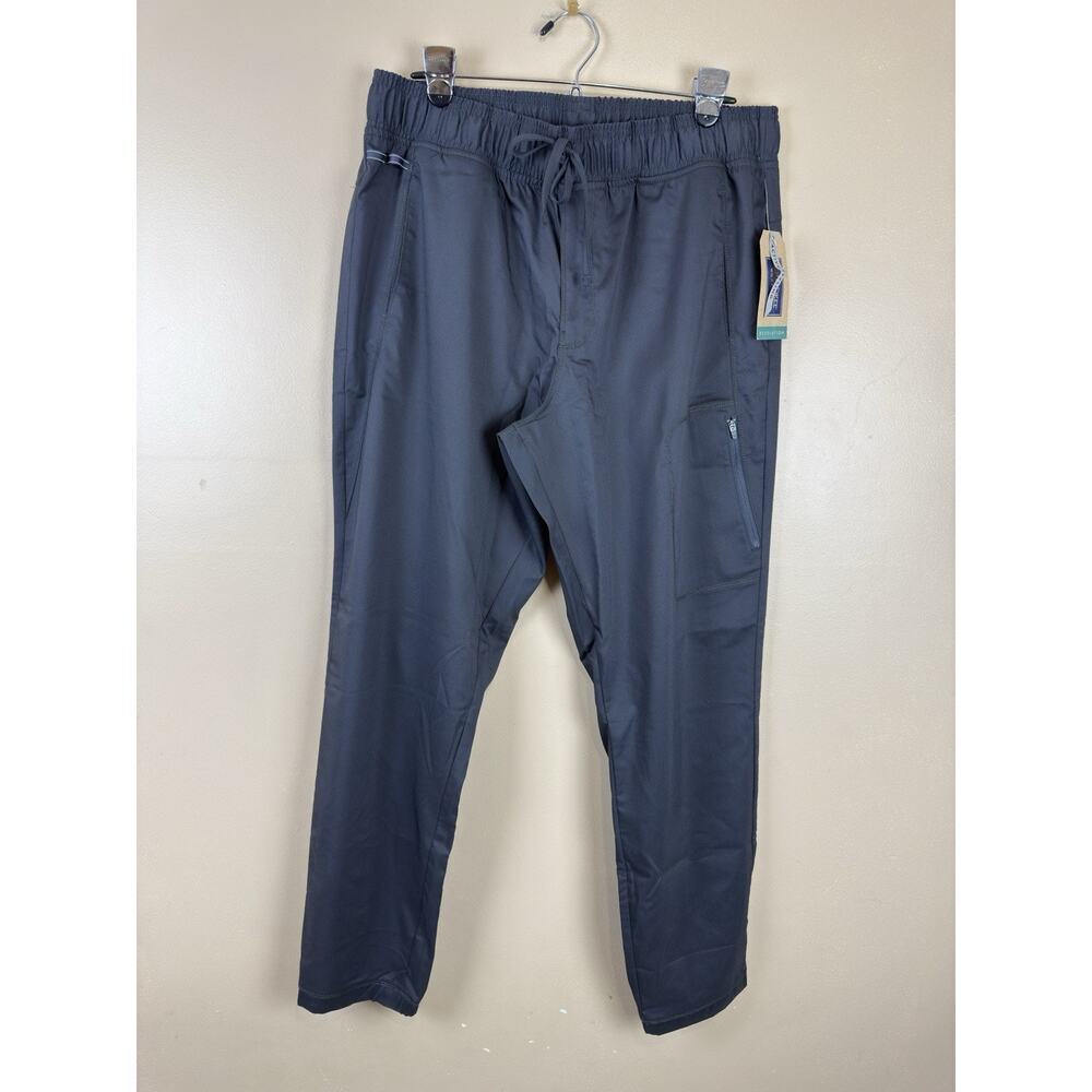 Cherokee Workwear Men's Modern Revolution Drawstring Scrub Pants Gray Size L NWT